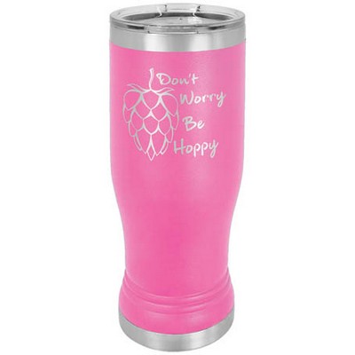 14 Oz. Pink Pilsner Tumbler