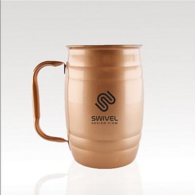18 oz Double-Wall Stainless Copper Mug