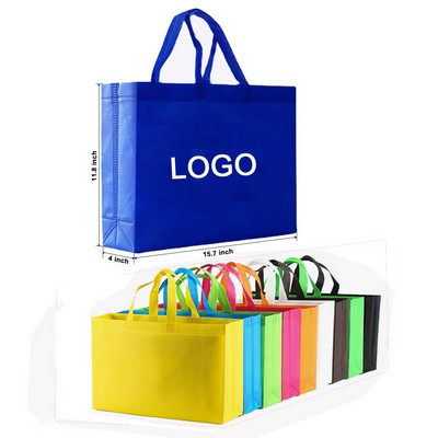 Non-Woven Shopper Tote Bag 15.7"X11.8"X4"