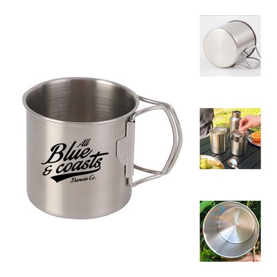 10oz Travel Stainless Steel Single Wall Mug