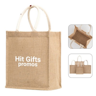 Natural Jute Tote Bag