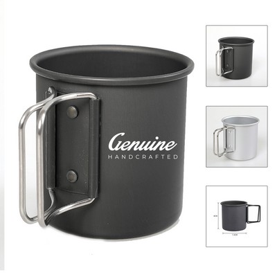10 oz Foldable Aluminum Alloy Camping Mug